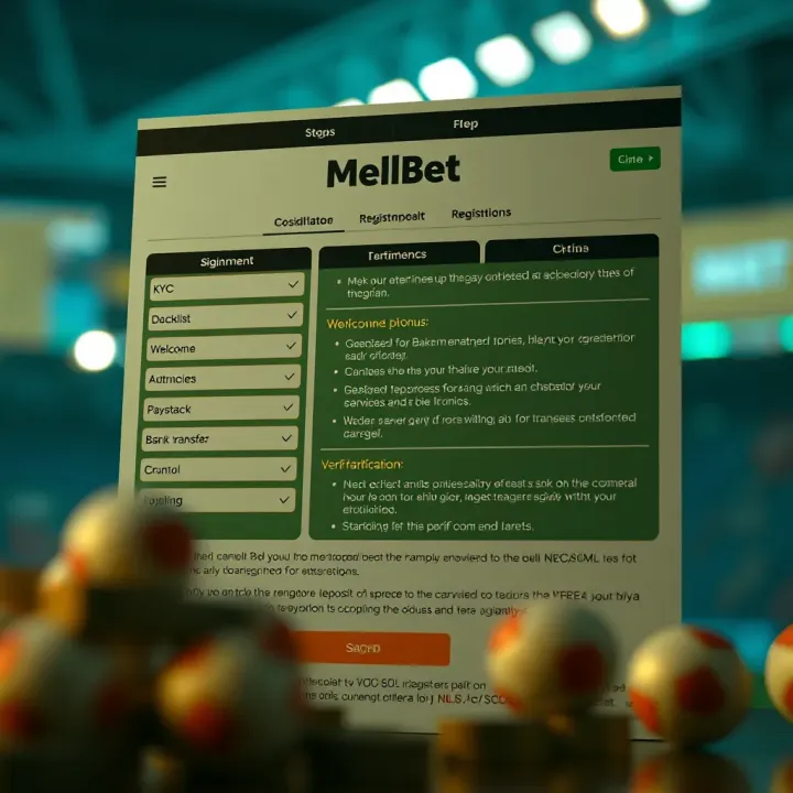 Secure login interface for Melbet Nigeria account on a digital device