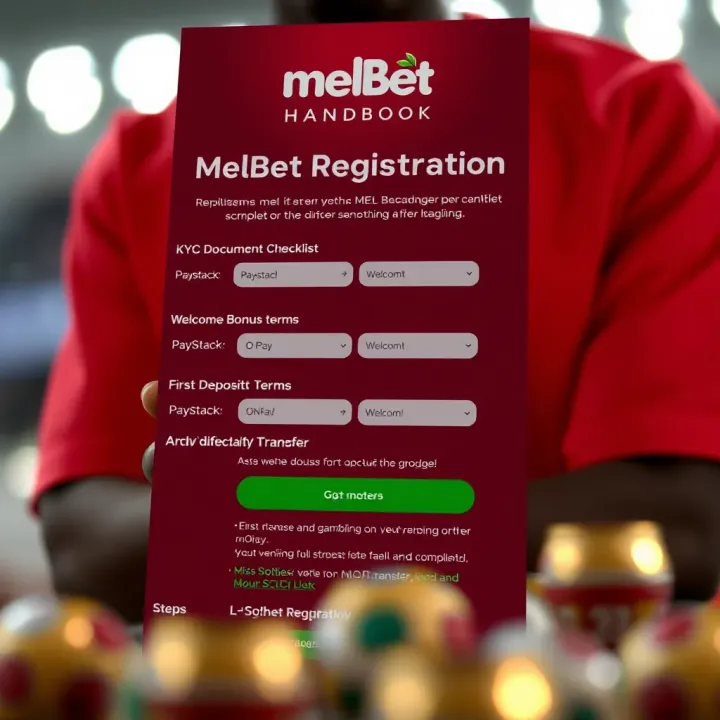 User navigating Melbet account settings on a laptop screen