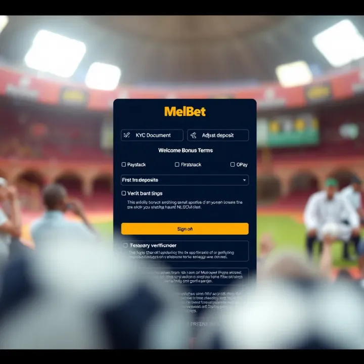 Mobile Verification for Melbet Account Activation Verification code screen on mobile phone confirming Melbet account activation