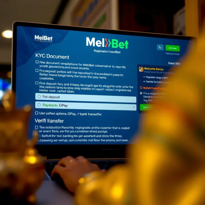 Secure login interface on Melbet app with password and username fields