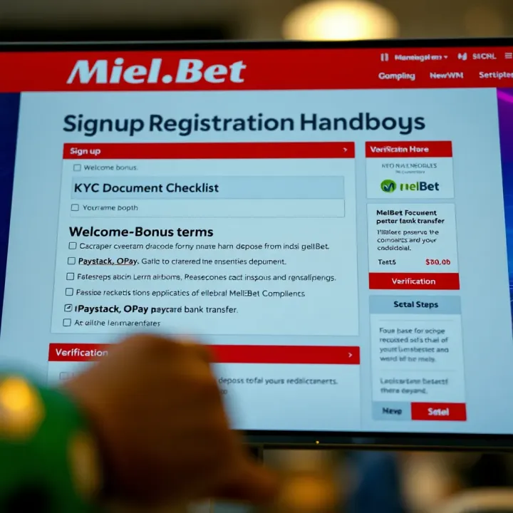 Smartphone showing payment options available on Melbet app for Nigerian users