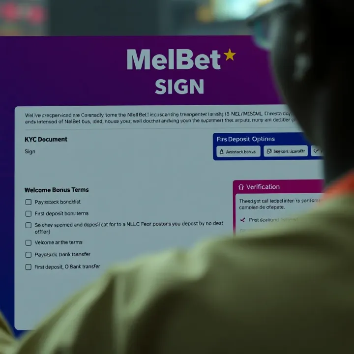 User interface of Melbet mobile app showcasing sports betting options on a smartphone screen