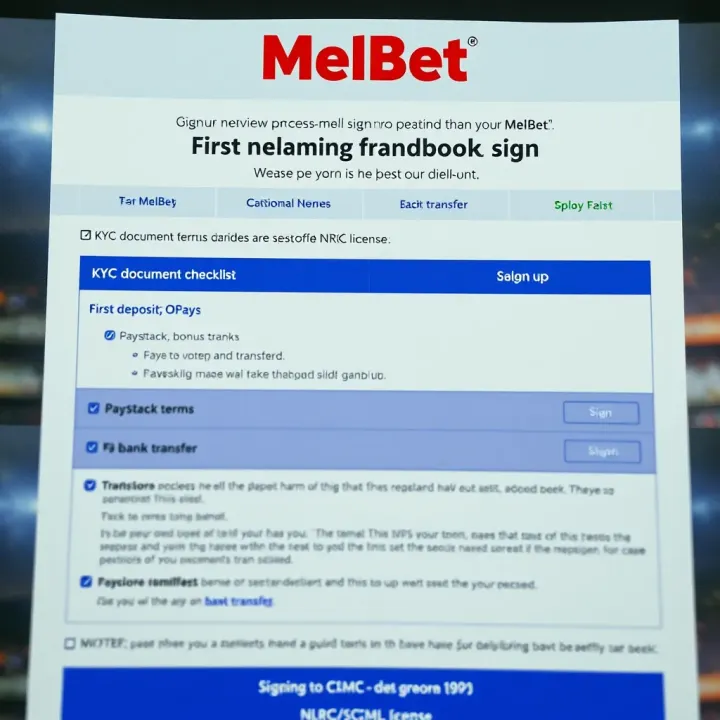 Welcome bonus notification on Melbet platform for new Nigerian users