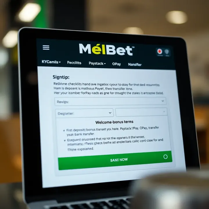 User interface showing Melbet Shop registration form on a mobile device