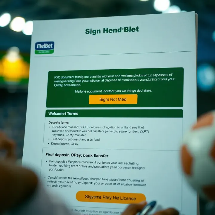 Melbet Mobile App Sports Betting with Nigerian Naira Mobile phone displaying Melbet sports betting options with Nigerian Naira currency
