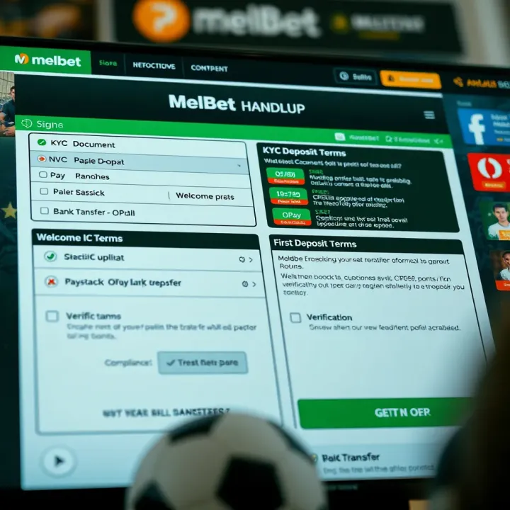 Melbet booking code displayed on a digital sports betting interface